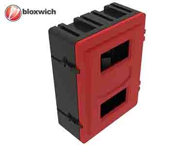 JBDE72 Front Loading Double Fire Extinguisher Box 9-12kg